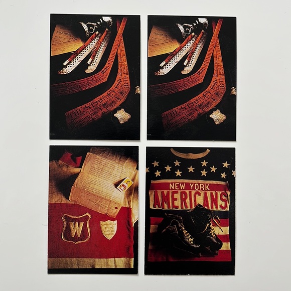 LOT OF 4 Hockey Hall of Fame The Collection Series Cards/Tickets #3(x2) #4 #8 - Picture 1 of 2